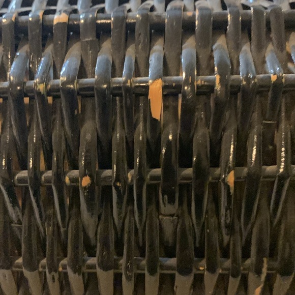 Vintage Wicker Handbag 1940 satchel. - Picture 3 of 6